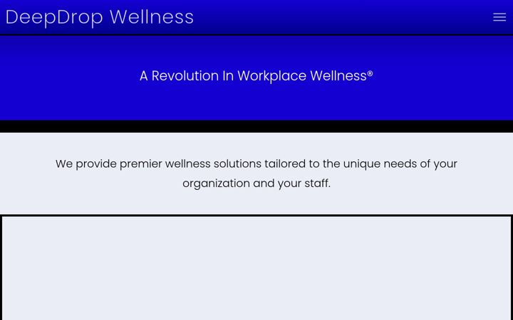 Screenshot of deepdropwellness.com