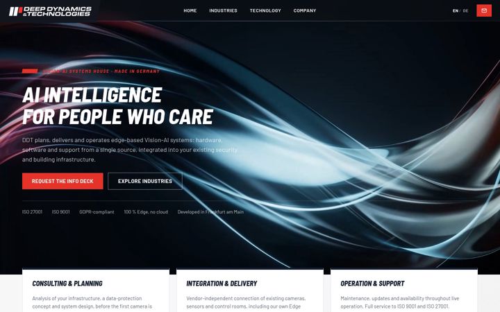 Screenshot of deepdyntech.com