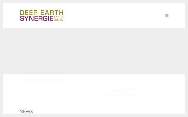 Screenshot di deepearthsynergies.org