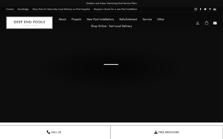 Screenshot of deependpools.co.uk