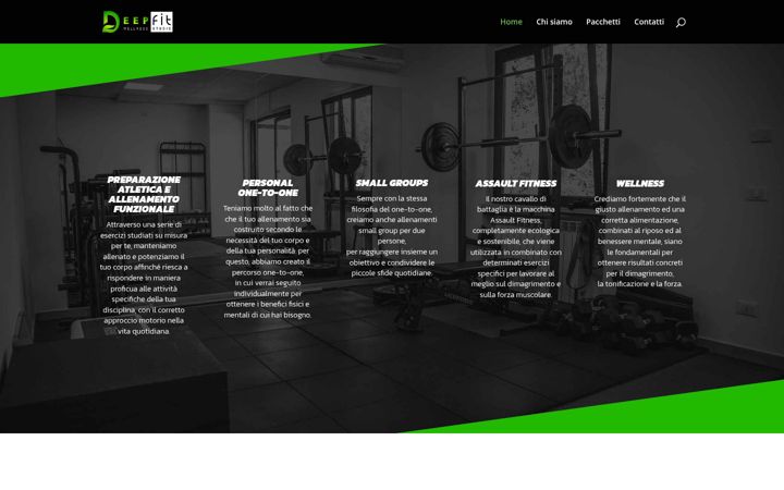 Screenshot von deepfit.it