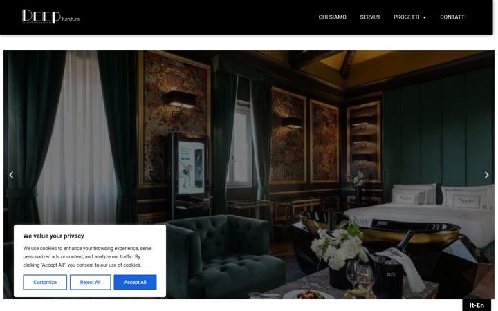Screenshot of deepfurniture.it