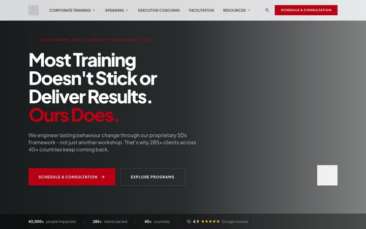 Screenshot of deepimpactonline.com