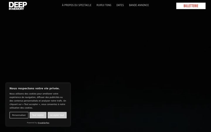 Screenshot of deepinmemory.fr