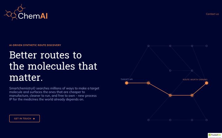 Екранна снимка на deepmatter.io