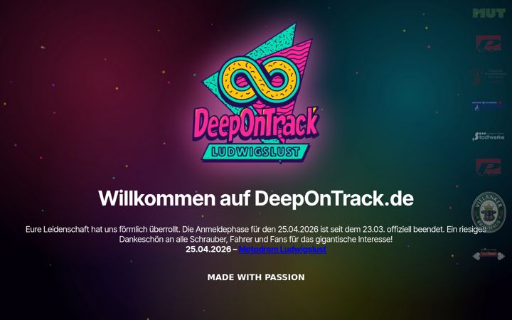 Screenshot of deepontrack.de