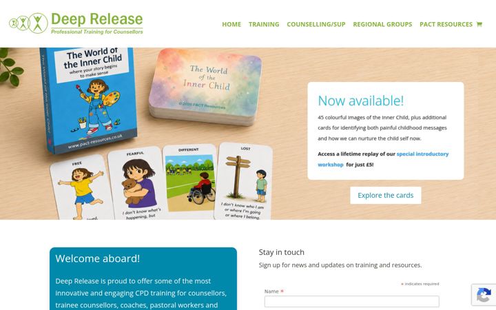 Screenshot of deeprelease.org.uk
