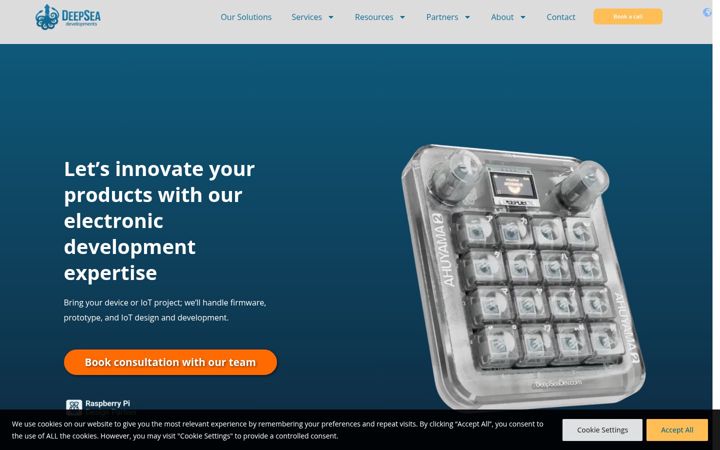 Screenshot of deepseadev.com