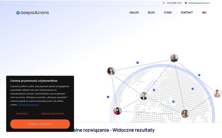 Screenshot of deepsolutions.it