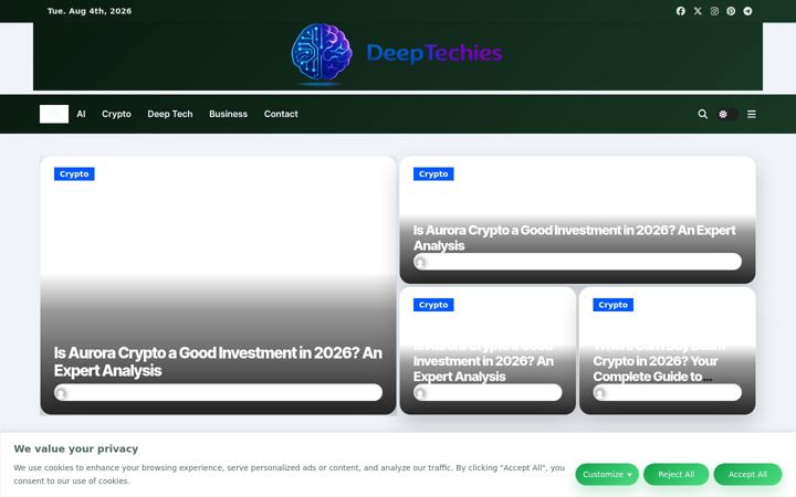 Screenshot of deepteches.co.uk
