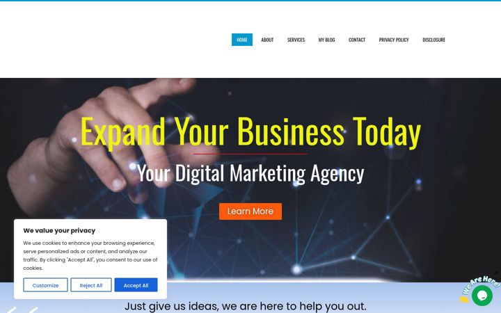 Screenshot of deeptejbiz.com