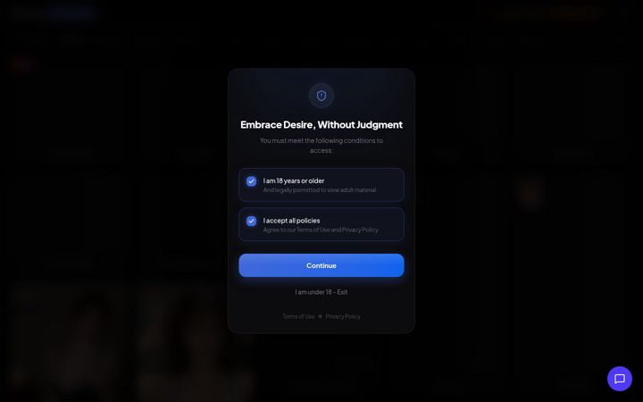 Screenshot of deepundress.app