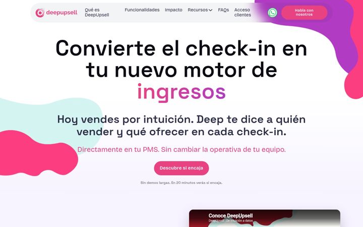 Screenshot of deepupsell.com