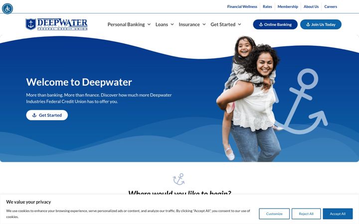 Screenshot di deepwaterind.org