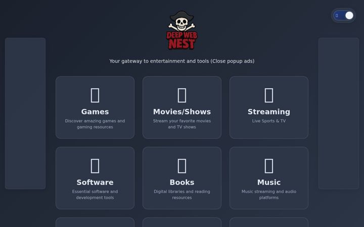 Screenshot van deepwebnest.com