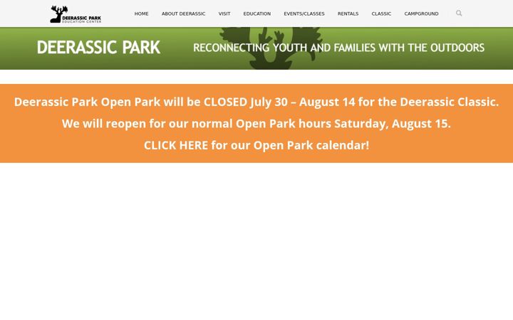 Screenshot of deerassic.com
