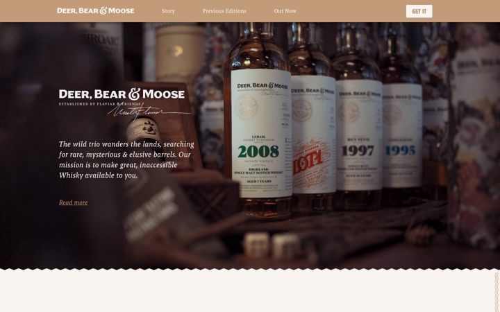 Screenshot of deerbearandmoose.com