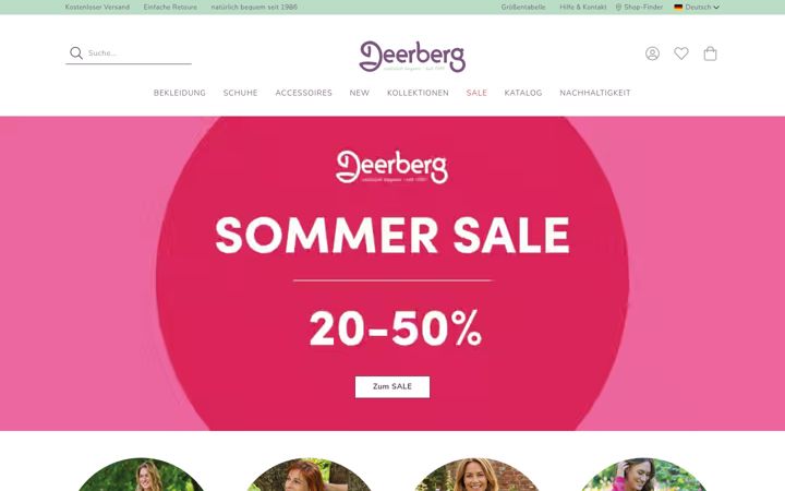 Screenshot of deerberg.de