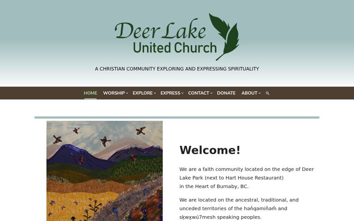 Ekrānuzņēmums no deerlakeunited.ca