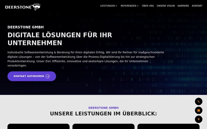 Screenshot of deerstone.de