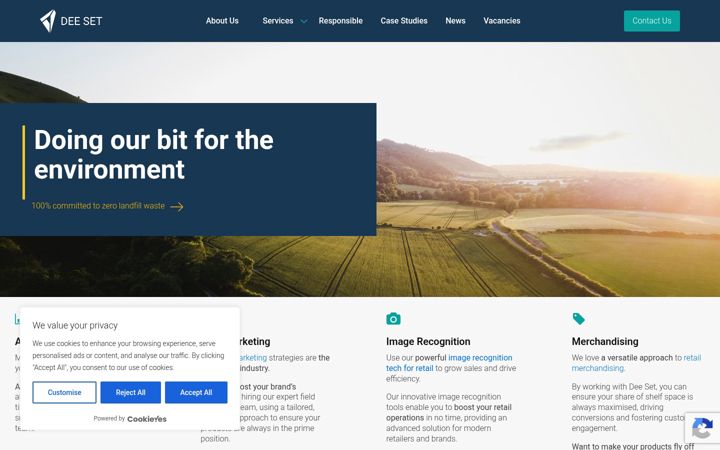 Screenshot of deeset.co.uk