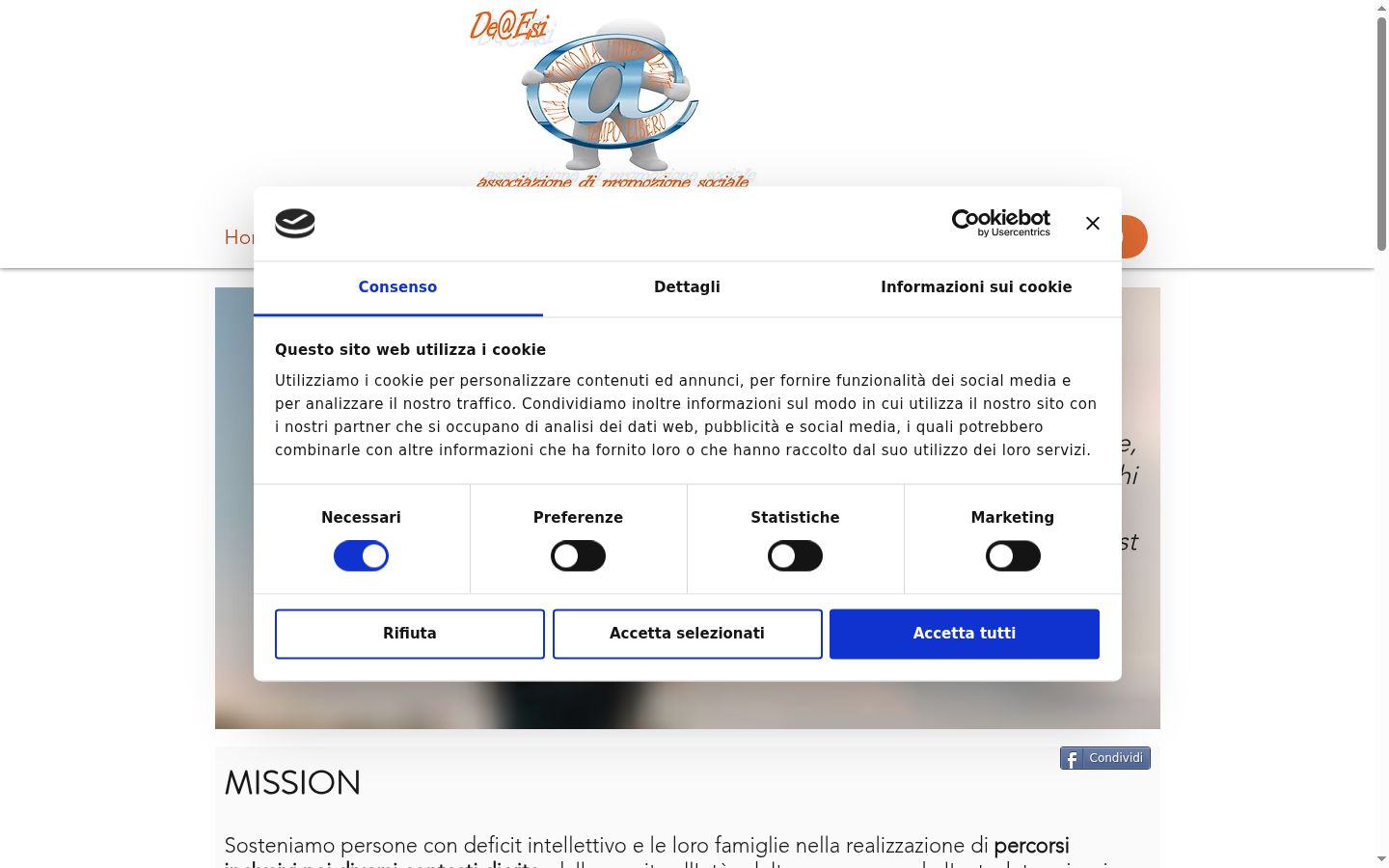 Sutikimo reklamjuostės, rodytos prieš bet kokią sąveiką, ekrano kopija