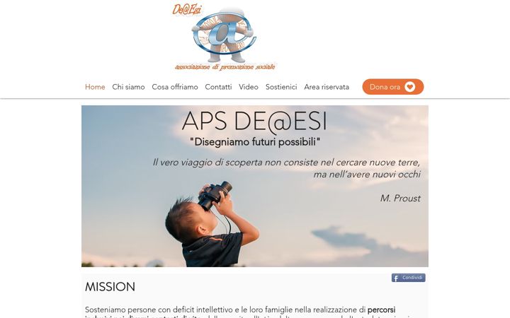 Captură de ecran a deesi.org
