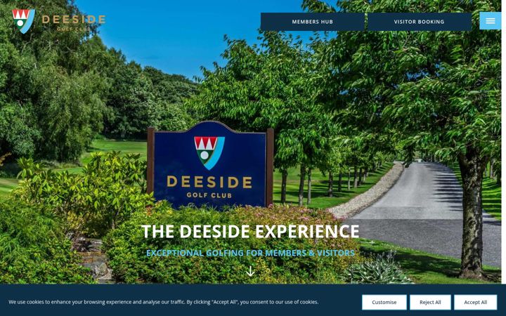 Screenshot of deesidegolfclub.com