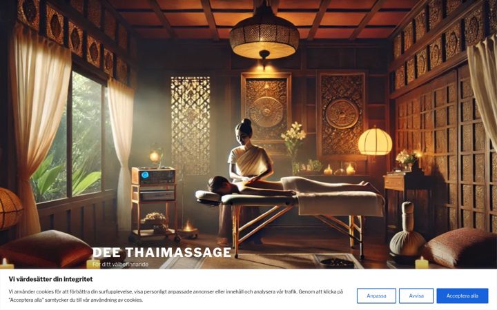 Screenshot of deethaimassage.se