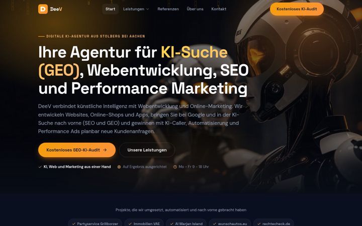 Screenshot of deev.de