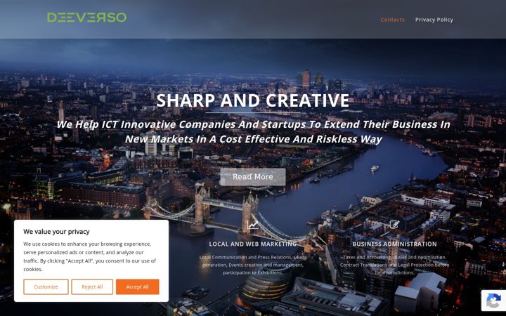 Screenshot of deeverso.com