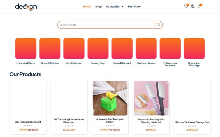 Screenshot of deexon.com