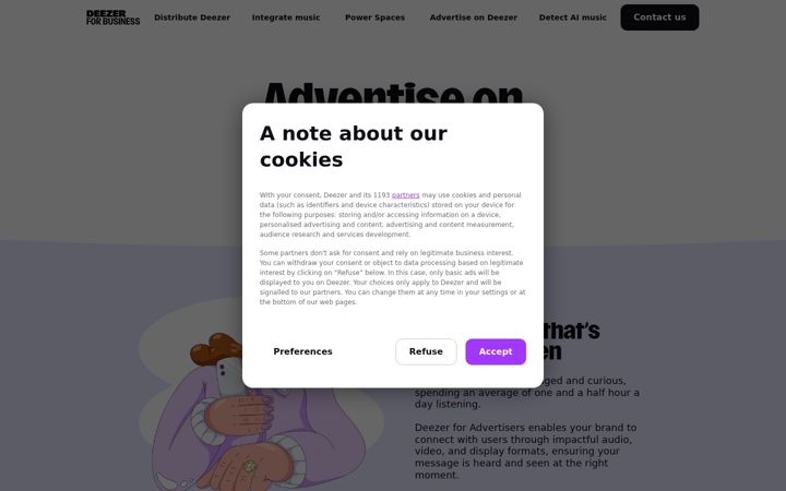 Screenshot of deezer-brandpartnerships.com