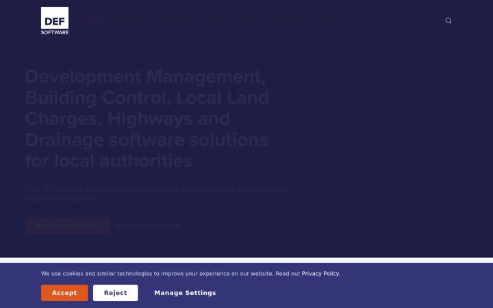Screenshot of def.co.uk