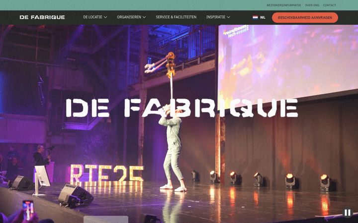 Captura de pantalla de defabrique.nl