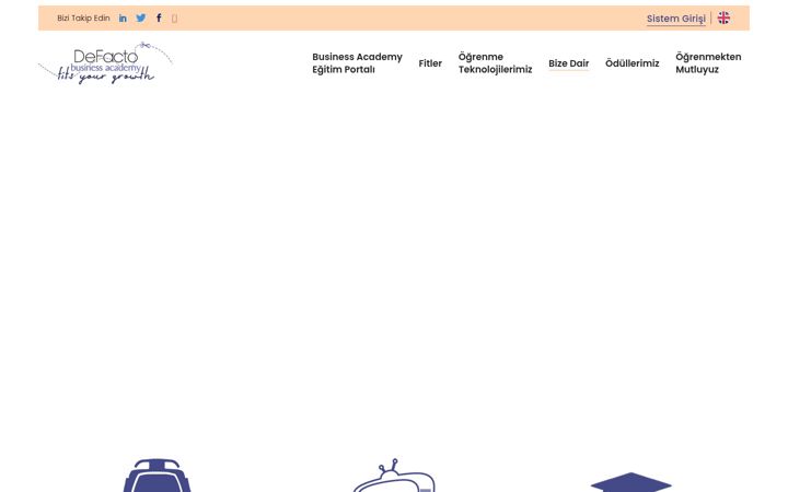 Ekrano kopija defactobusinessacademy.net