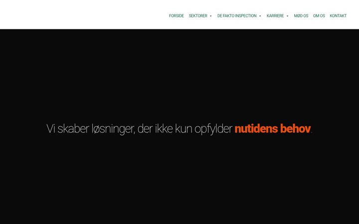 Screenshot of defakto.dk