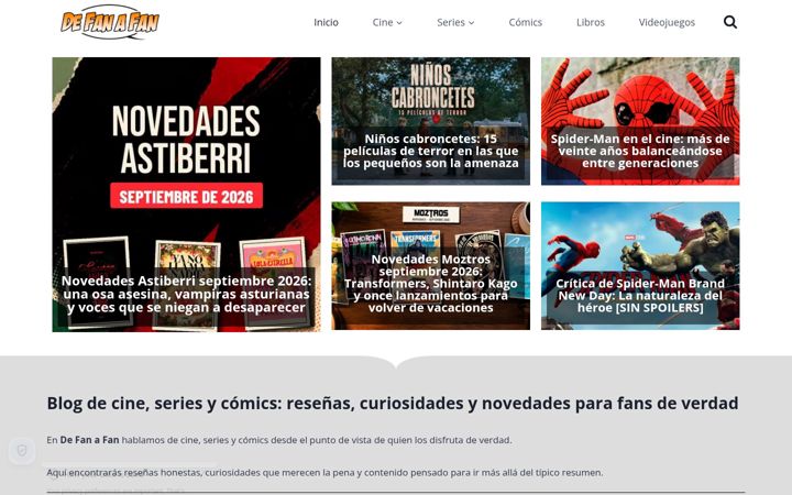 Screenshot of defanafan.com