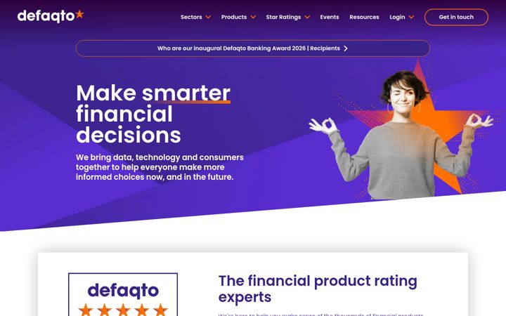 Screenshot of defaqto.com