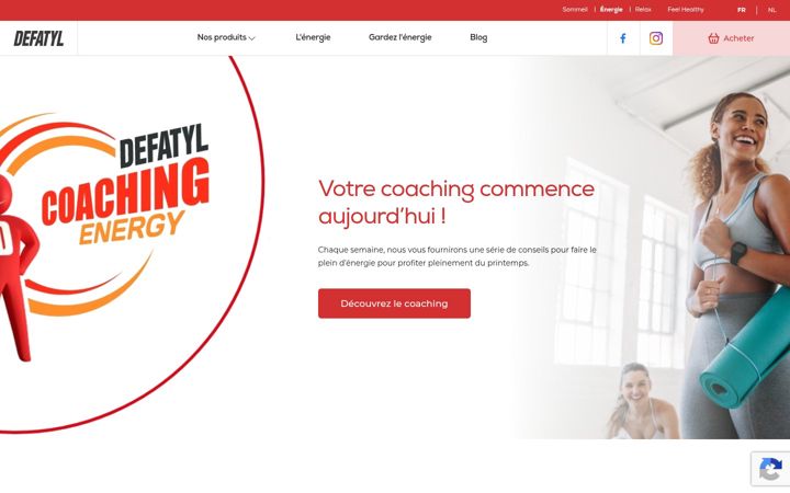 Screenshot of defatyl.be