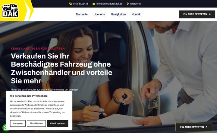 Screenshot of defektautokauf.de