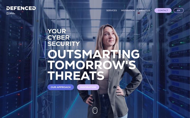 Screenshot of defenced.com