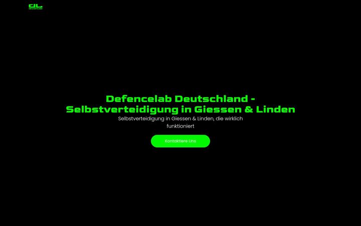 Screenshot of defencelab-deutschland.de