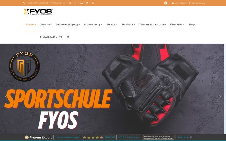 Screenshot of defencepoint.de