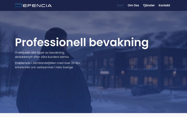 Screenshot of defencia.se