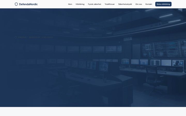 Screenshot of defendanordic.se