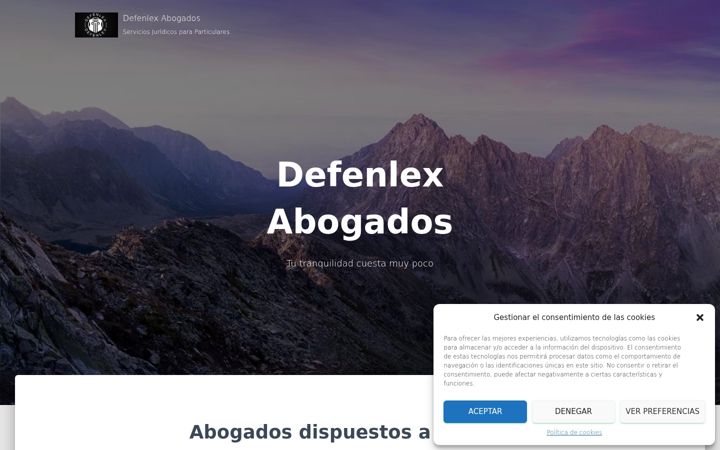 Screenshot di defenlex.es