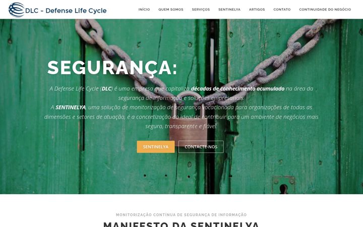 Screenshot of defenselifecycle.com