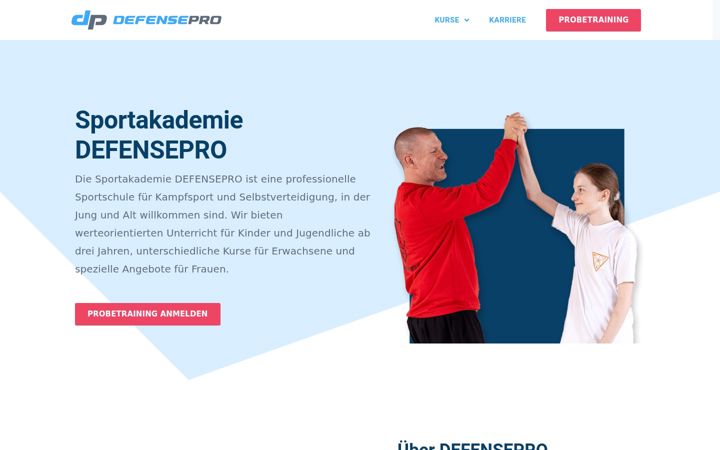 Екранна снимка на defensepro.de