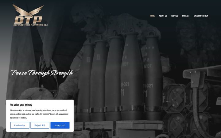 Screenshot of defensetechpartners.com